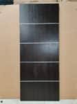 Flush Panel Door 3ft with chrome design