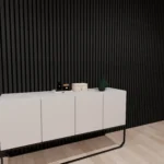 Premium Black Wooden Wall Panels