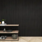 Premium Black Wooden Wall Panels