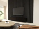 Premium Black Wooden Wall Panels